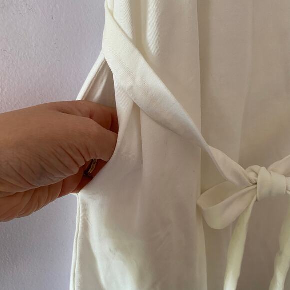 NWT La Ligne New York White Andie Tank Dress Maxi Long 100% Cotton Women size XS - Picture 6 of 12